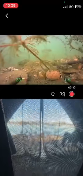 K30 live view on phone(underwater and land)